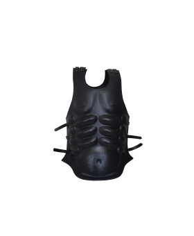 Medieval Black Leather Muscle Breastplates